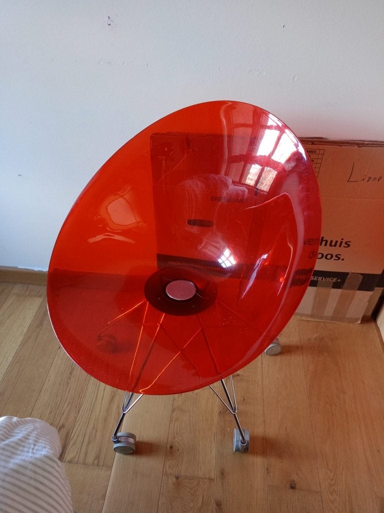 Chaise de bureau orange Ero|S par Philippe Starck, Ophalen, Zo goed als nieuw, Oranje, Bureaustoel