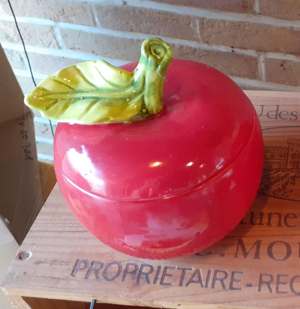 NEUVE BONBONNIERE POMME, Maison & Meubles, Accessoires pour la Maison | Autre, Enlèvement, Neuf