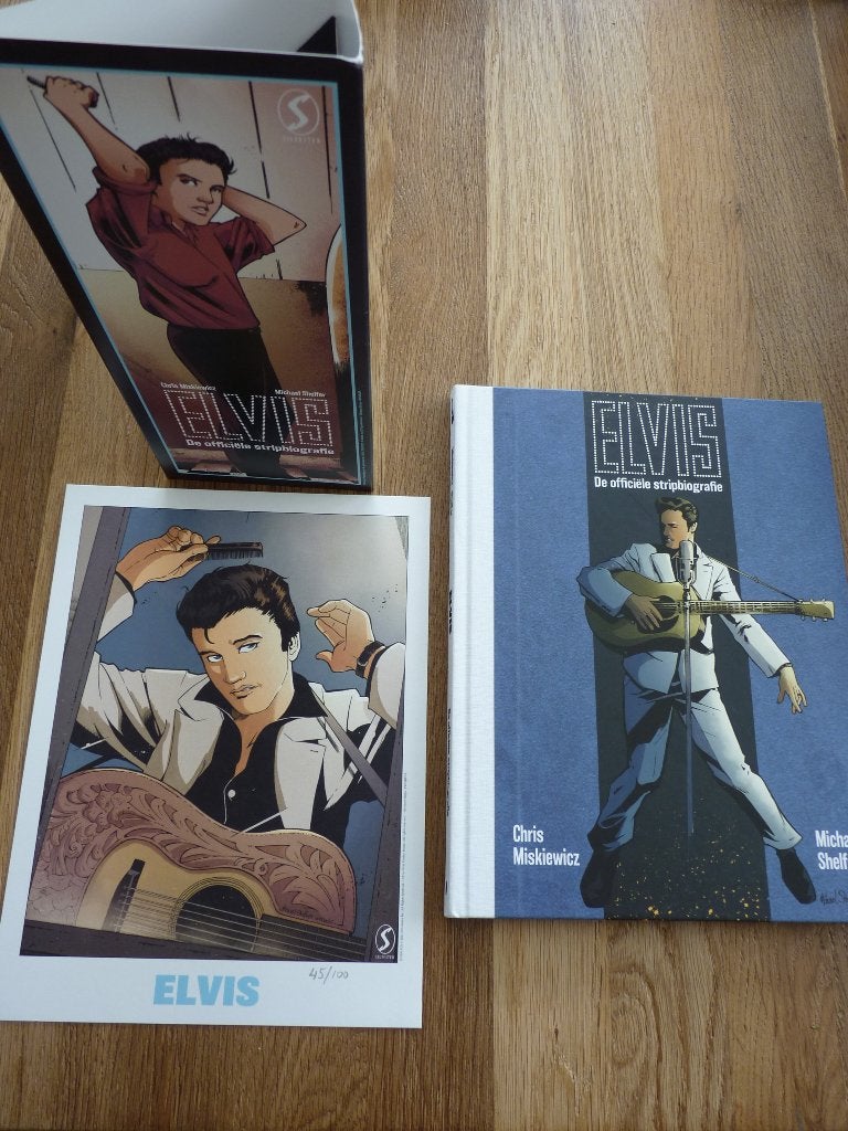Elvis - De officiële stripbiografie - Collectors Edition, Une BD, Enlèvement ou Envoi, Comme neuf