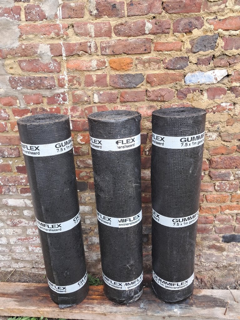 Roofing, 15 m² ou plus, Membrane goudronnée, Comme neuf, Enlèvement