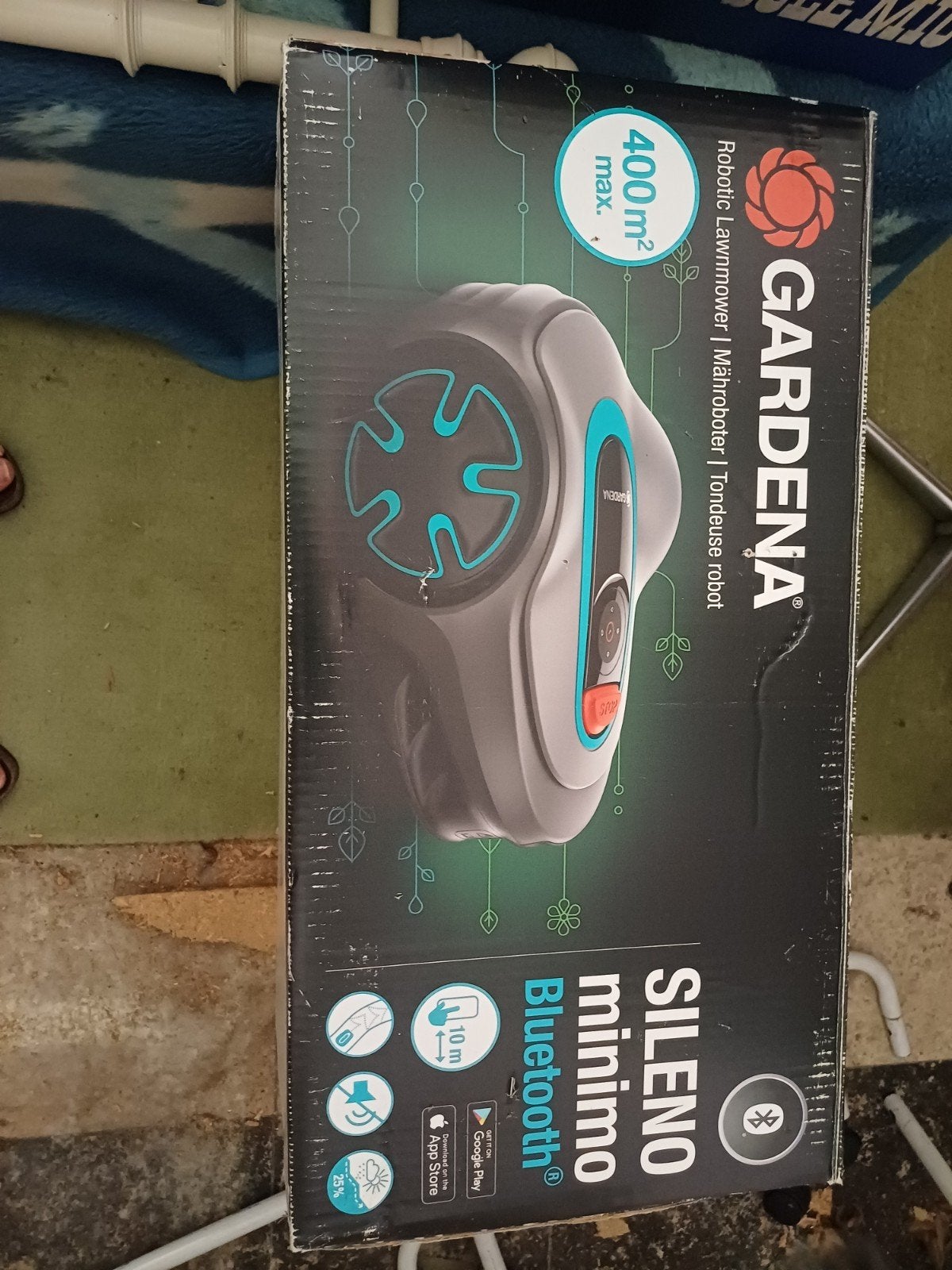 gardena Sileno robotgrasmaaier, Tuin en Terras, Ophalen, Gebruikt, Bestuurbaar via app, 20 tot 25 cm