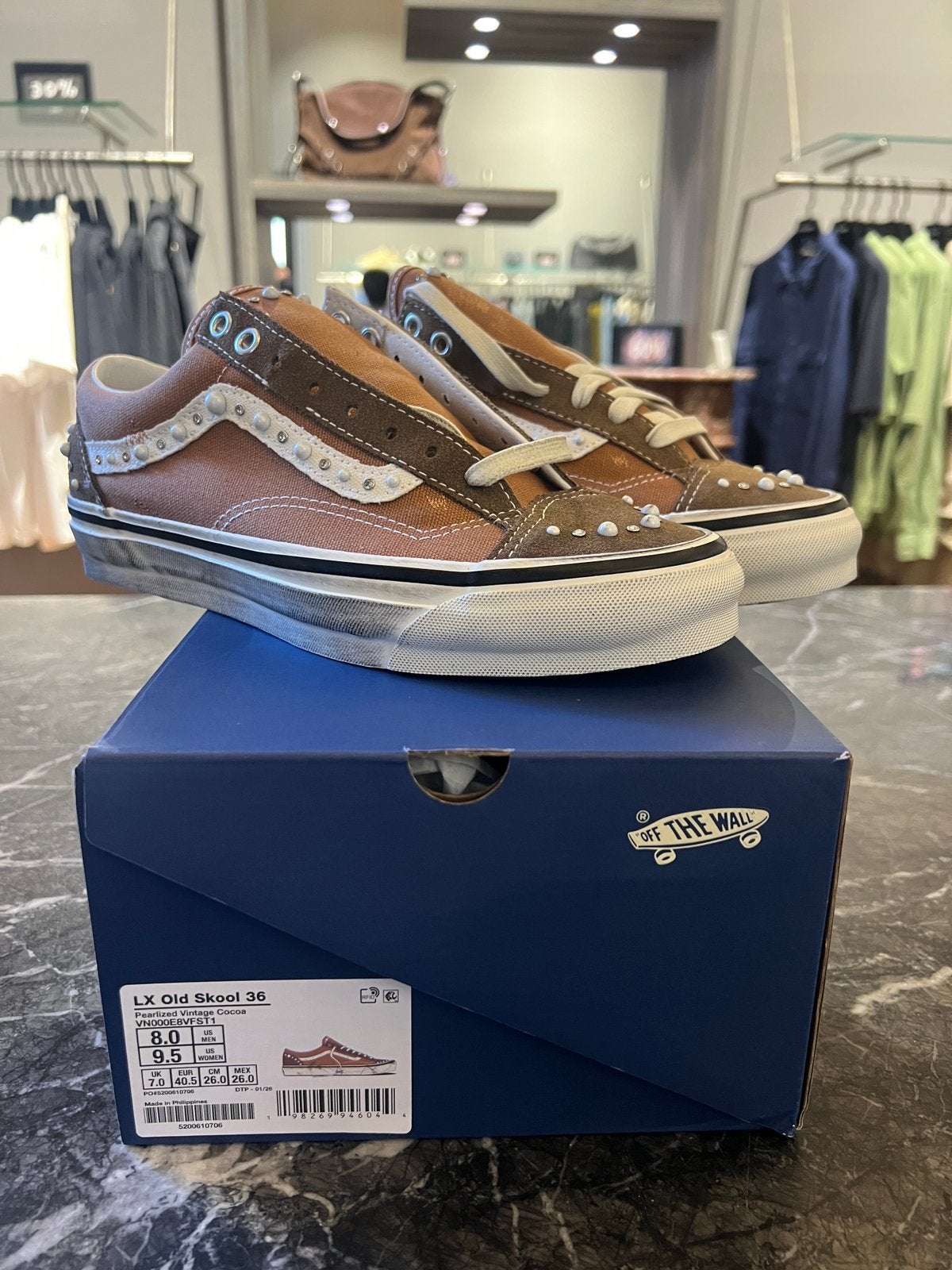 Vans LX Old Skool 36 Pearlized Pack Cocoa Brown Eu 40,5, Kleding | Heren, Schoenen, Bruin, Nieuw, Ophalen of Verzenden, Sneakers