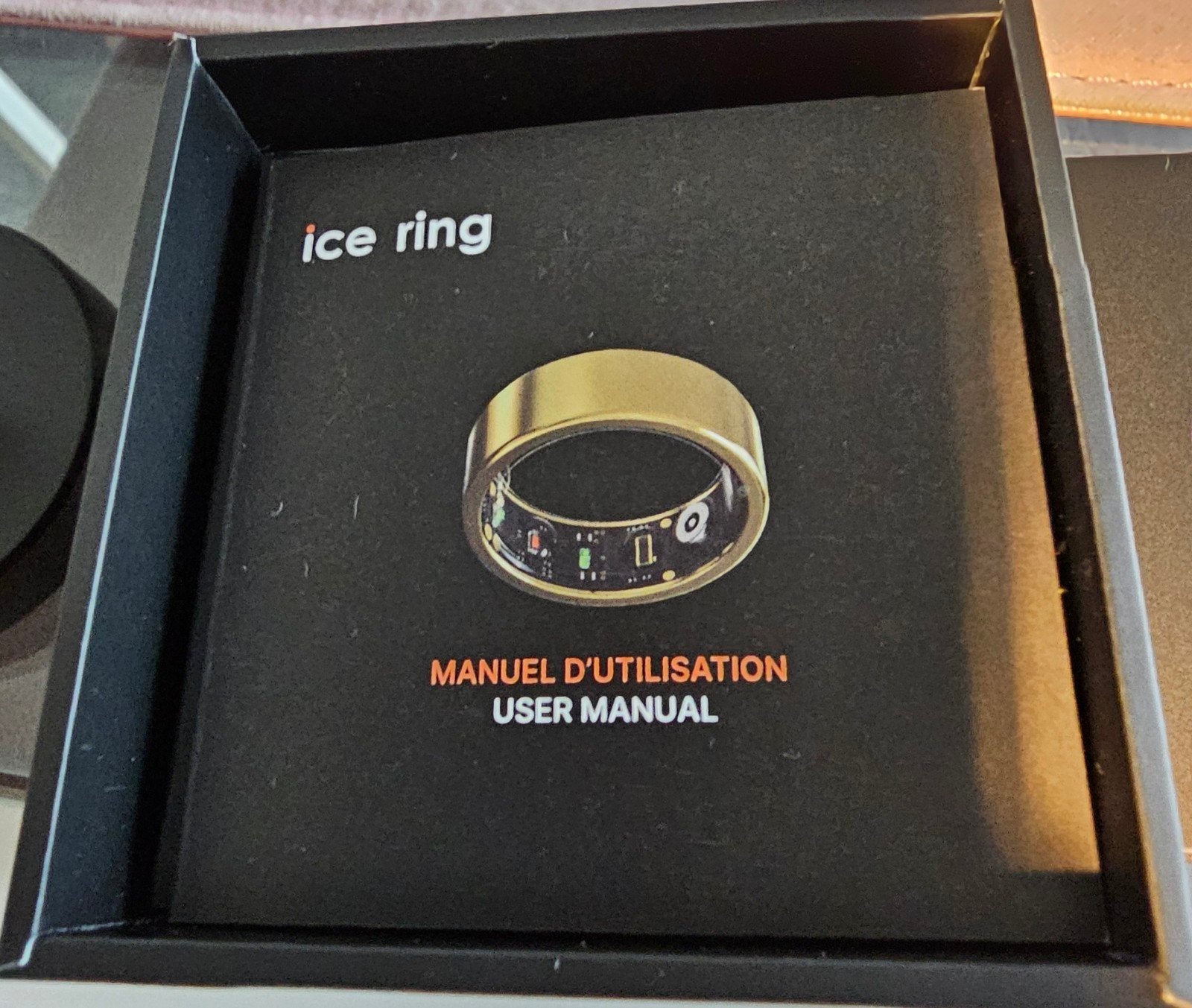 Ice ring,  maat 62/10. Heel mooie ring,, Handtassen en Accessoires, Ringen, Ophalen of Verzenden, Zo goed als nieuw, Zwart, Dame of Heer