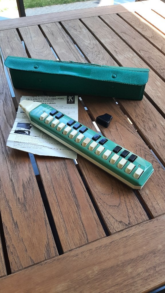 Melodica Hohner Soprano, Musique & Instruments, Instruments à vent | Harmonica, Utilisé, Avec valise ou boîte, Enlèvement ou Envoi