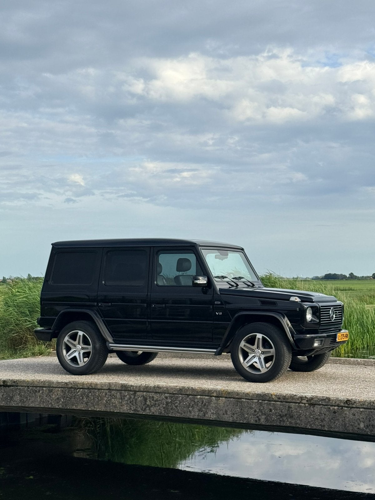 Mercedes-Benz G55 AMG, Auto's, Automaat, G-Klasse, Zwart, Leder
