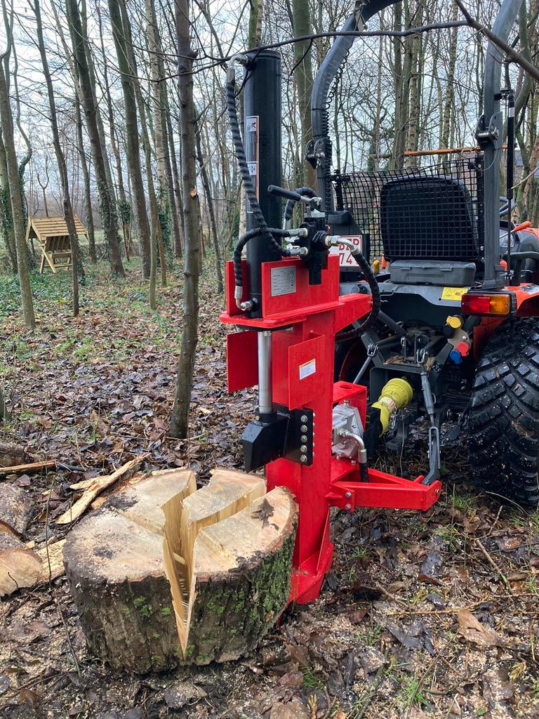 NIEUWE houtkliever 22ton, aftakas aangedreven! Minitractor, Ophalen of Verzenden, Zo goed als nieuw, Aftakas