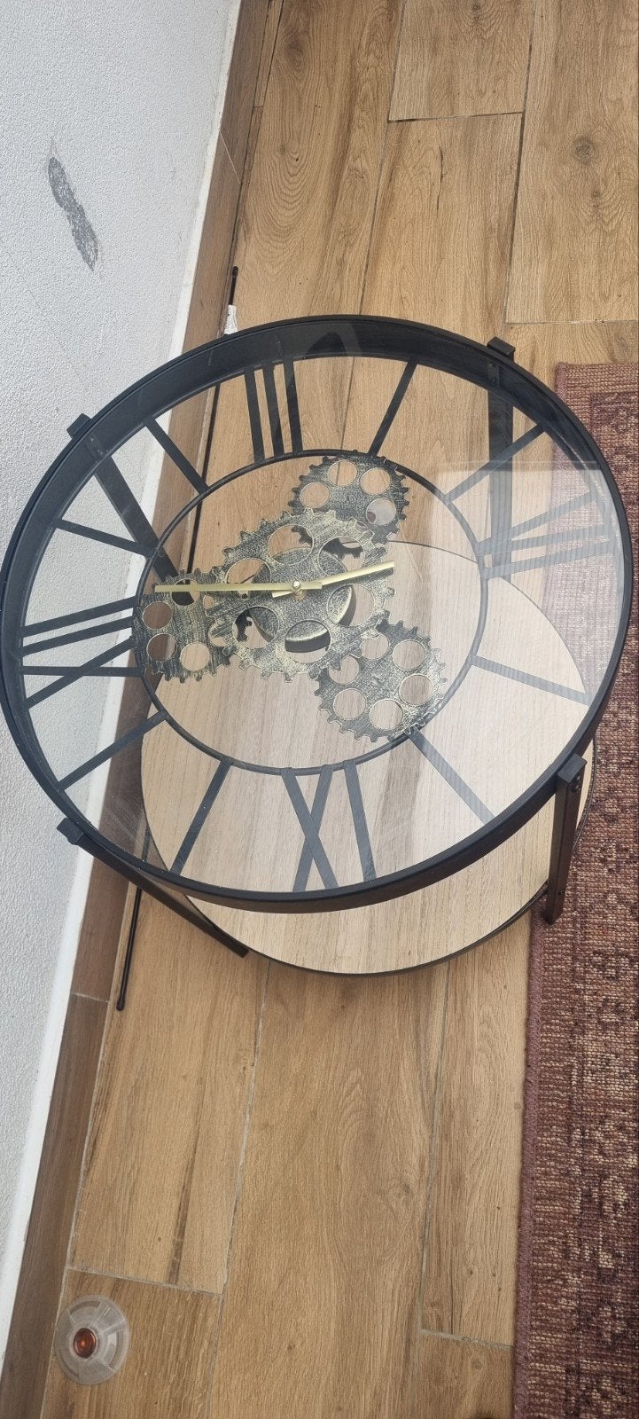 table avec horloge intégré, Huis en Inrichting, Woonaccessoires | Klokken, Ophalen