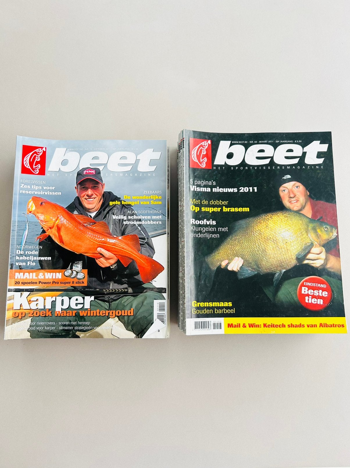 Vismagazines Beet & Karper 30 stuks, Ophalen, Gelezen, Sport en Vrije tijd