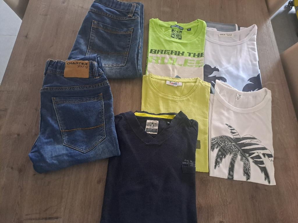 Pakket jongenskleding maat 152, Ophalen of Verzenden, Gebruikt, Maat 152