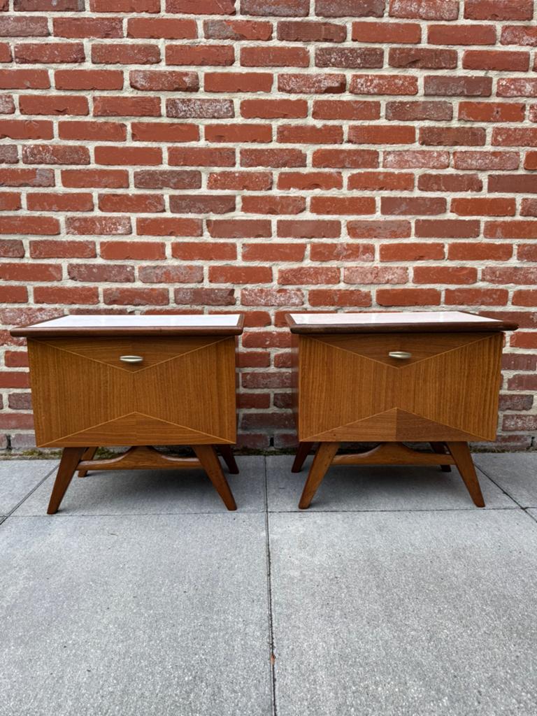 Vintage nachtkastjes louis van teeffelen, Enlèvement, Utilisé