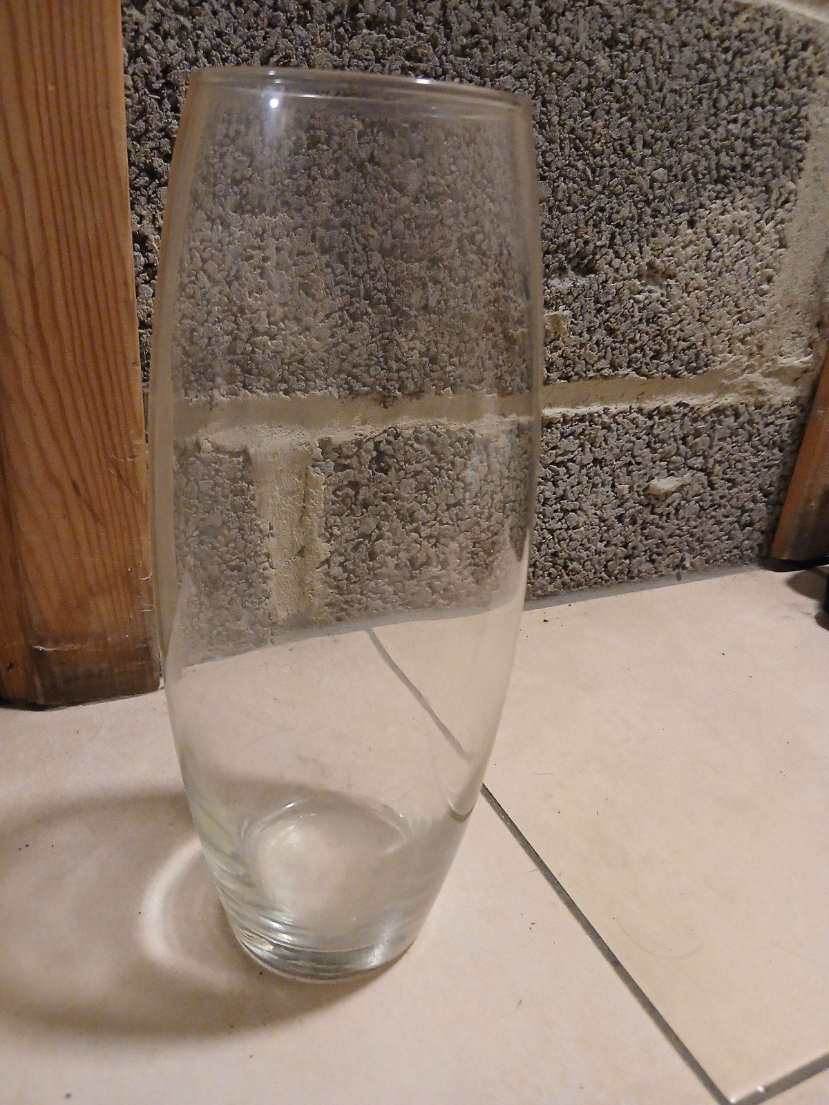 vase, Maison & Meubles, Enlèvement, Utilisé, Transparent, Verre