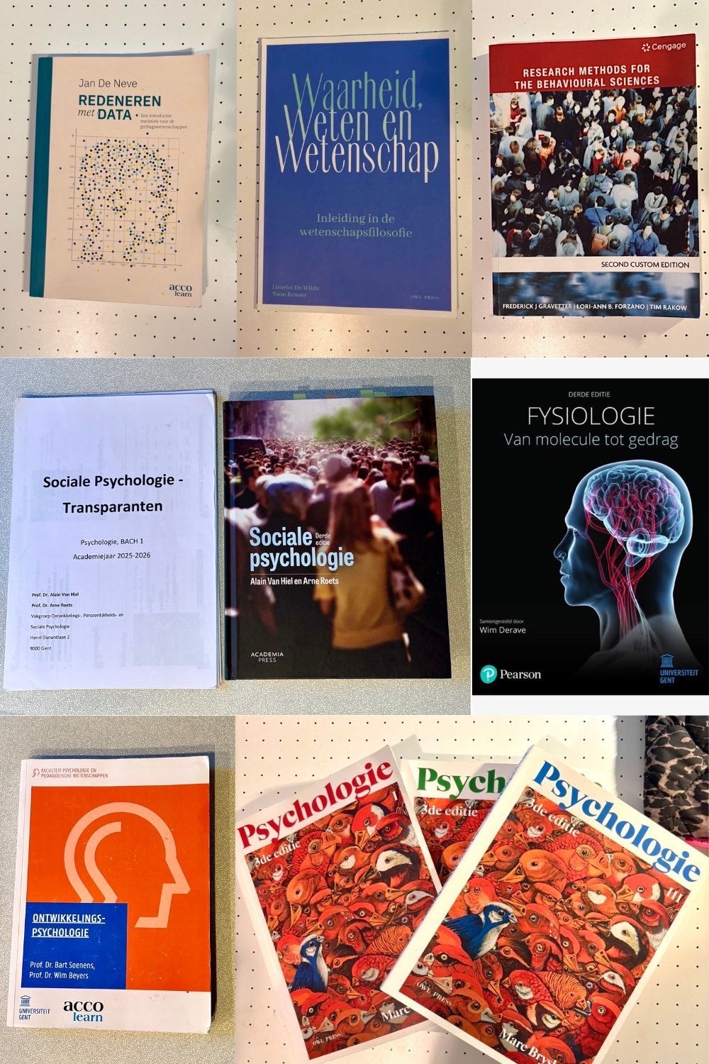 Boekenpakket 1e bachelor (sem1) Psychologie - UGent, Boeken, Ophalen, Zo goed als nieuw, Hoger Onderwijs