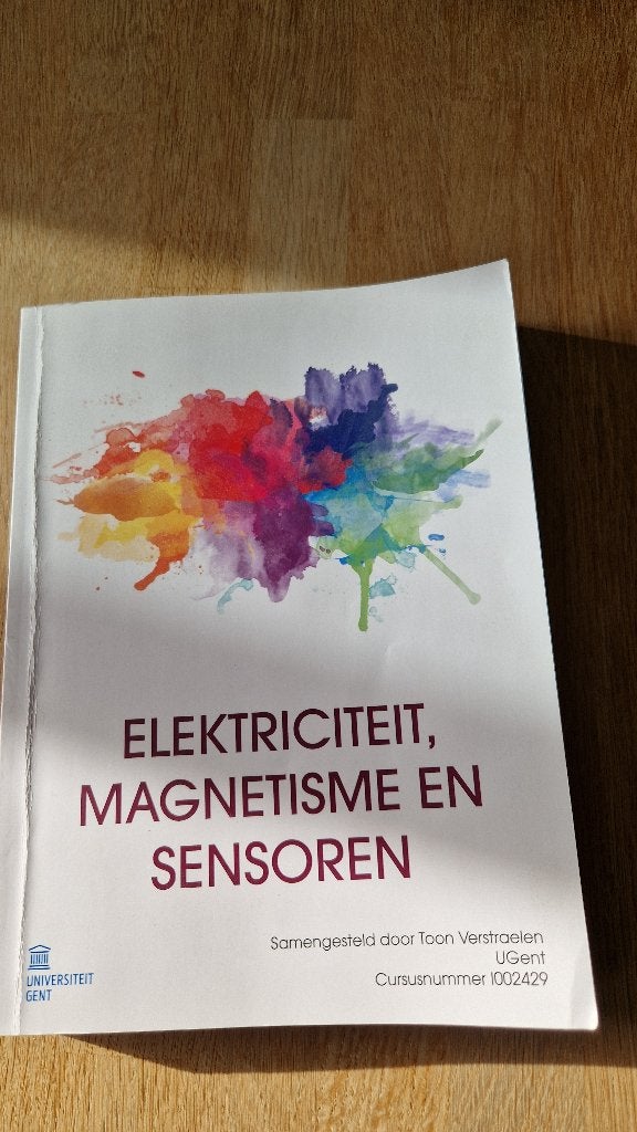 Boek electriciteit, magnetisme en sensoren  U gent, Boeken, Ophalen, Pearson, Nieuw, Natuurwetenschap