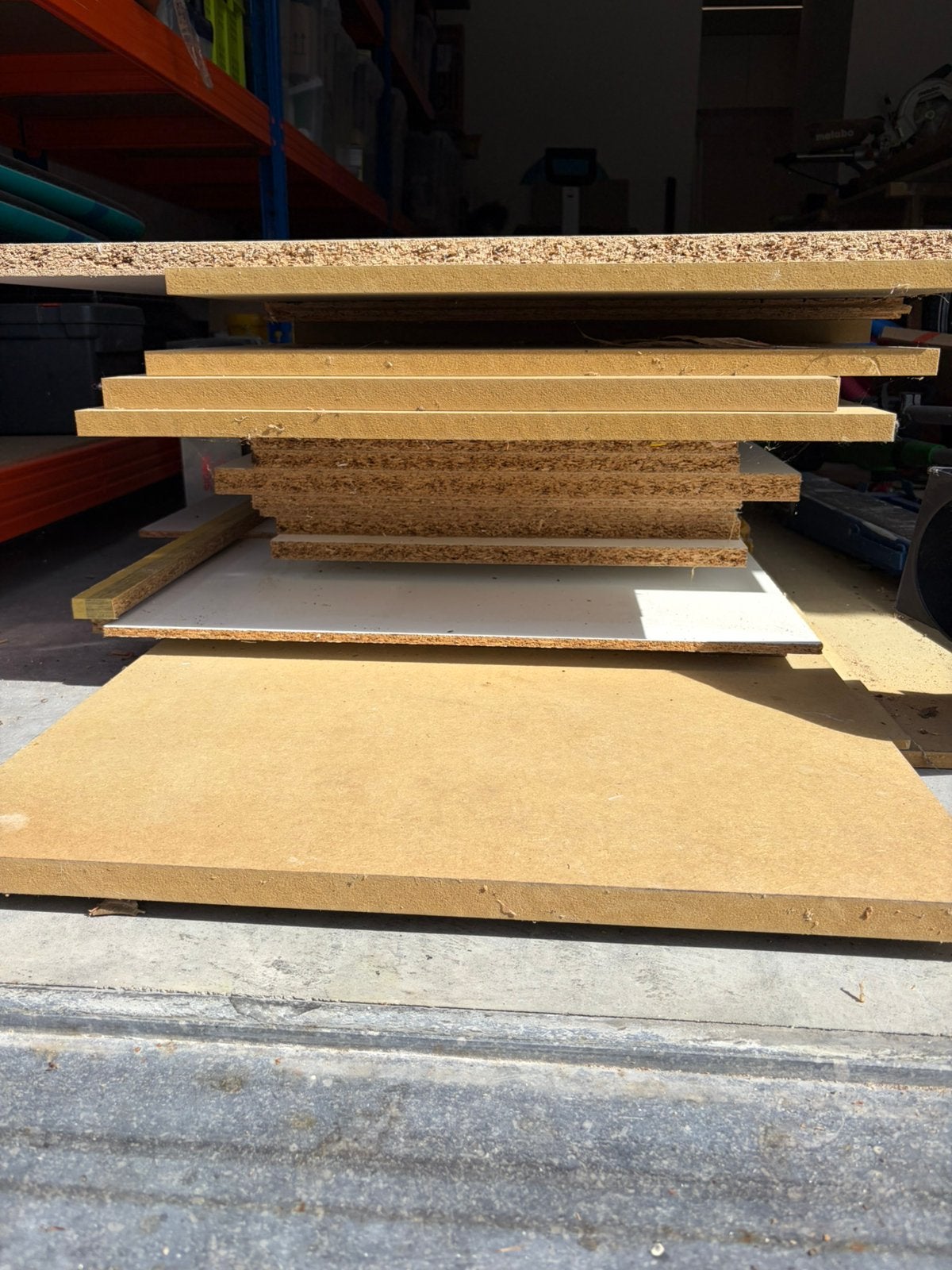 Reststukken plaatmateriaal mdf, egger, osb, Ophalen, Overige typen, Nieuw, 300 cm of meer