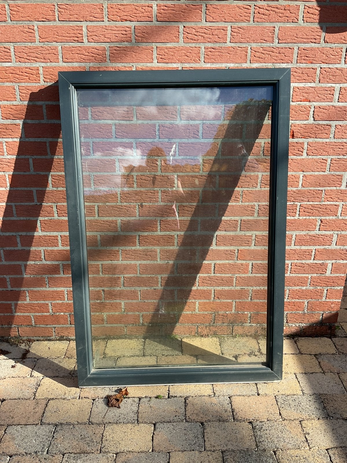 Gratis raam in pvc, Gebruikt, Inclusief glas, 75 tot 150 cm, Ophalen