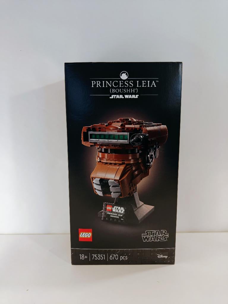 Casque LEGO 75351 Princess Leia | Neuf et scellé, Neuf, Non ouvert/scellé, Lego, Ensemble complet