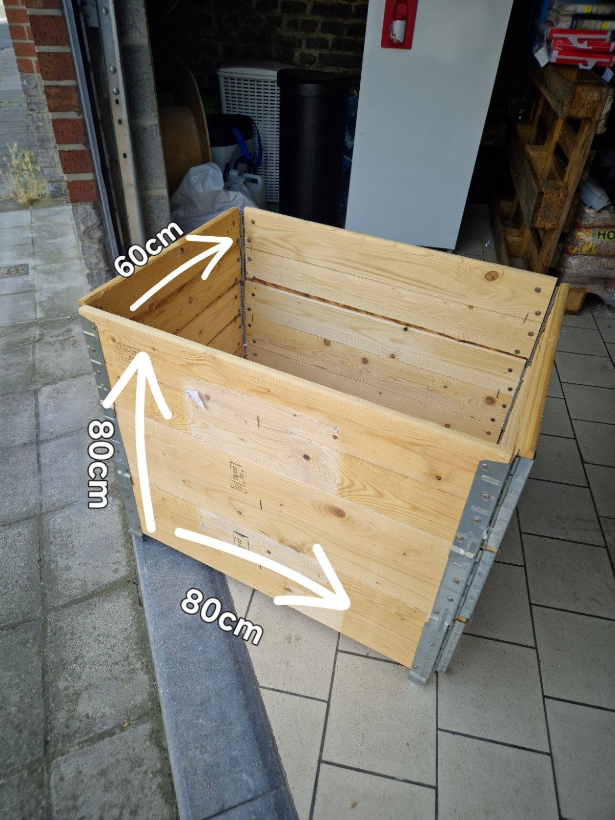 Bacs potager, Enlèvement