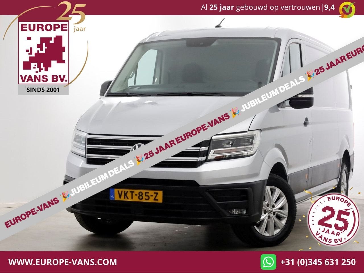 Volkswagen Crafter 35 2.0 TDI 177pk DSG-Automaat L3H2 (L2H1), Argent ou Gris, Achat, 248 g/km, Entreprise