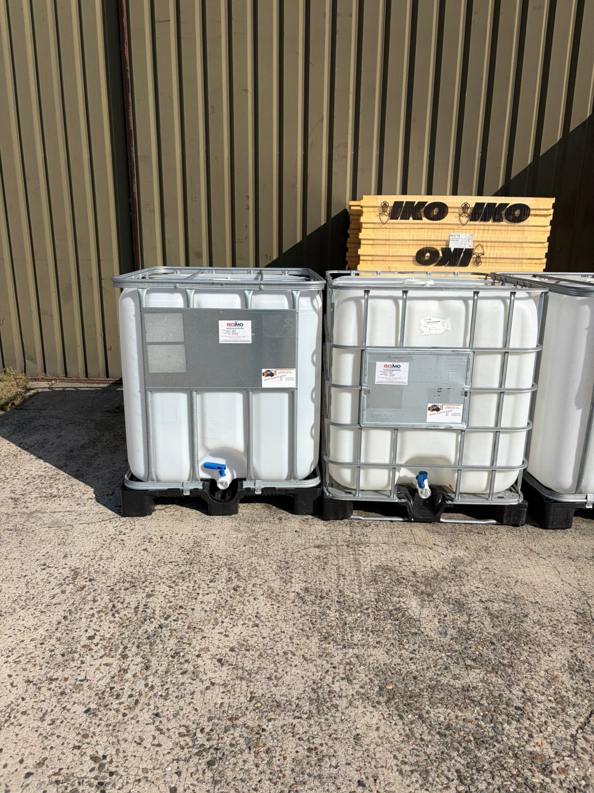 Ibc regenton 1000 liter, Tuin en Terras, Ophalen, Kunststof, Met kraantje, 150 liter of meer