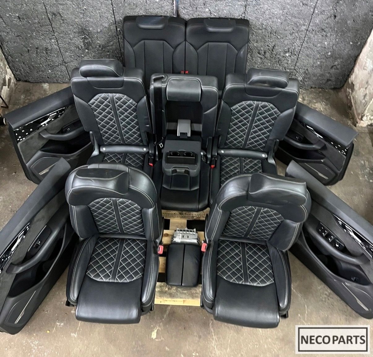 AUDI Q7 SQ7 BENTELY S-LINE INTERIEUR SET STOELEN COMPLEET, Auto-onderdelen, Interieur en Bekleding, Gebruikt, -, -, -