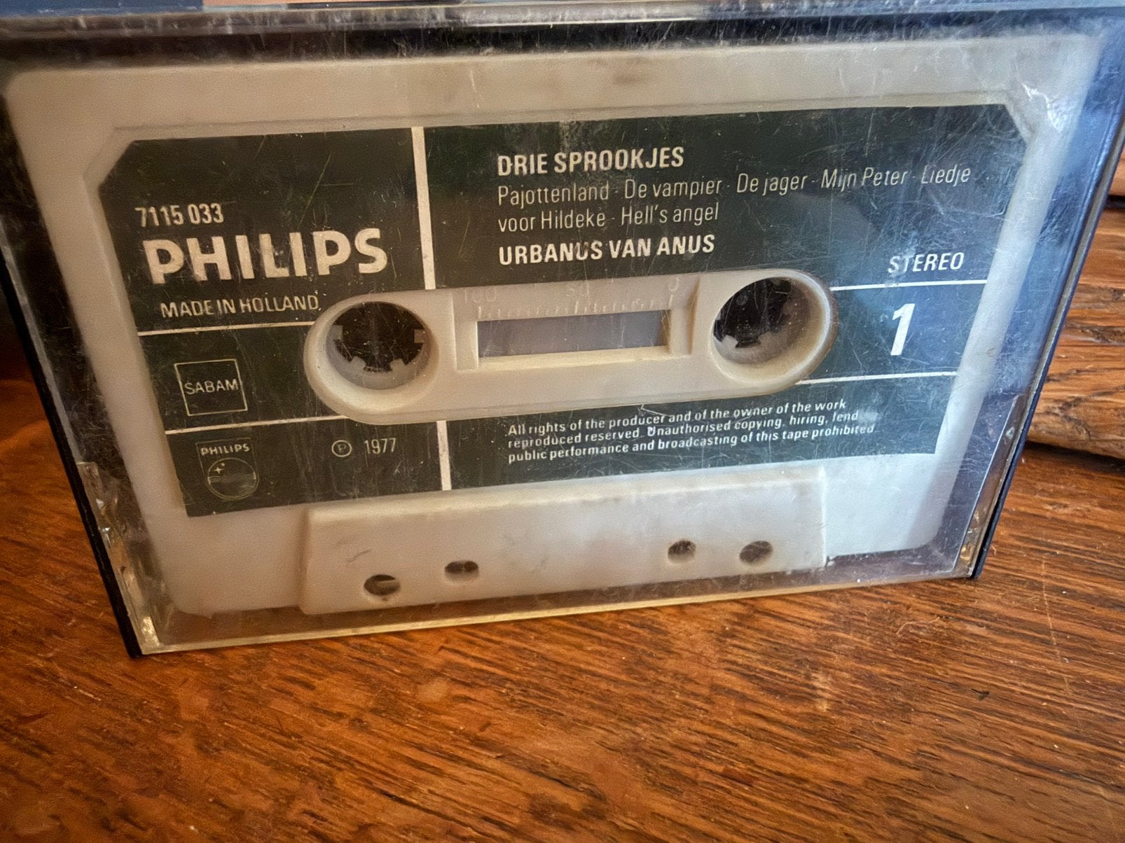 Trois contes de fées, En néerlandais, Enlèvement ou Envoi, Originale, 1 cassette audio