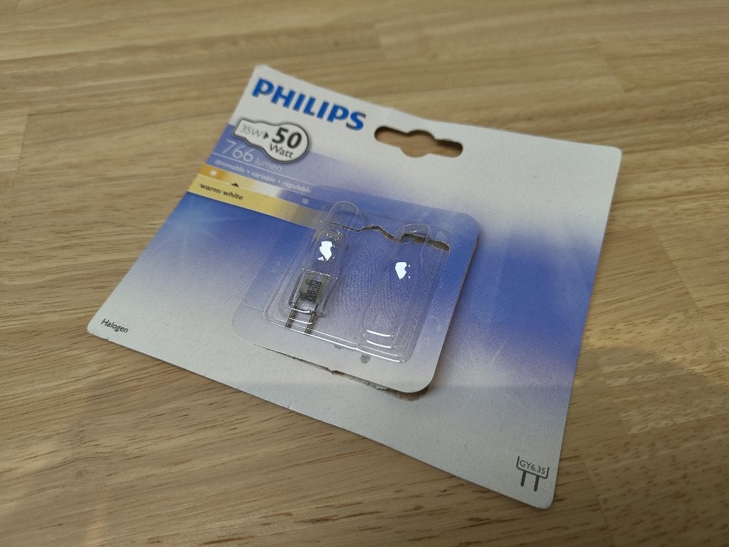 Philips halogeenlamp oven; nooit gebruikt, 30 tot 60 watt, Halogeen (gloei)lamp, Nieuw, Overige fittingen