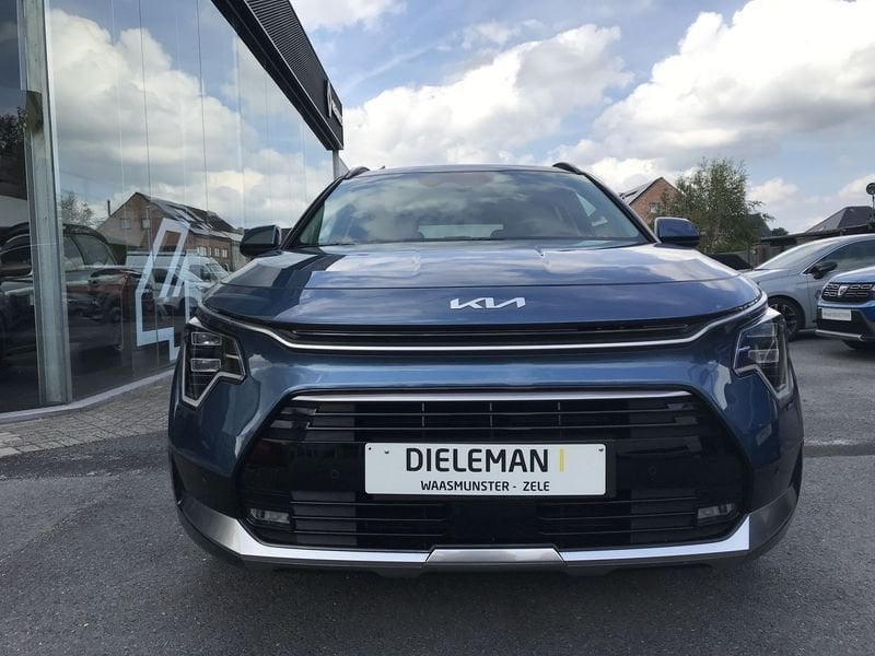 KIA Niro, Auto's, https://public.car-pass.be/vhr/746b2b32-0911-4cd4-931f-9182be73a639, Gebruikt, Zwart, Blauw