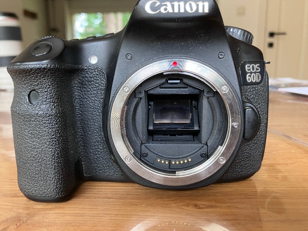 Canon 60D met 18-135mm lens, Ophalen, Gebruikt, Spiegelreflex, Canon