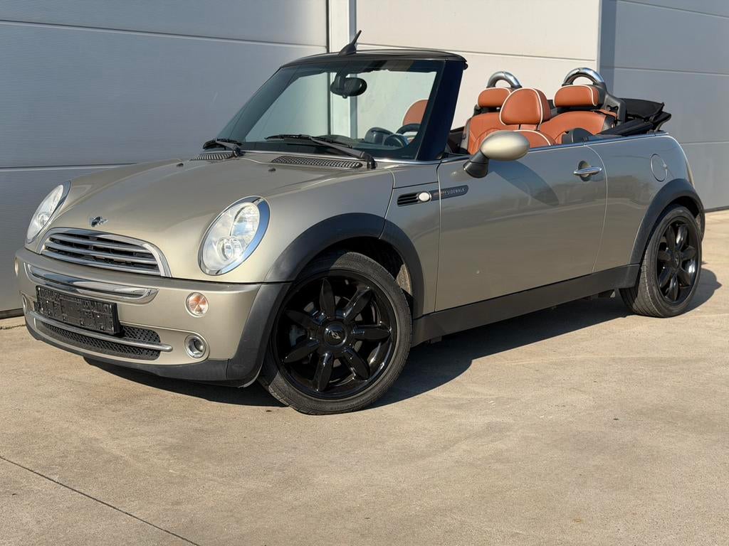 Mini Cabrio Cooper Sidewalk 1.6 / 90 pk/ Euro 4, Autos, Mini, Cuir, Entreprise, Autres couleurs, 2 portes