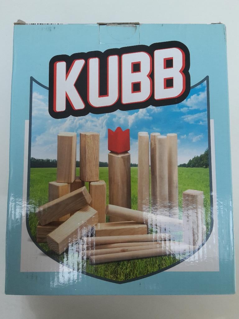 Nieuwe originele Kubb, iets kleinere versie, berkenhout, Ophalen, Nieuw