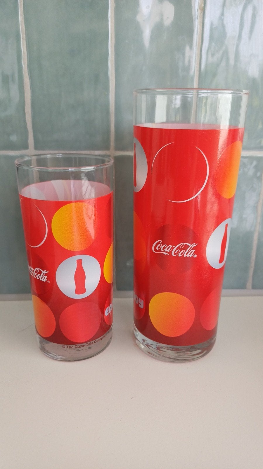 Coca-cola glazen 3€ per set, Verzamelen, Ophalen