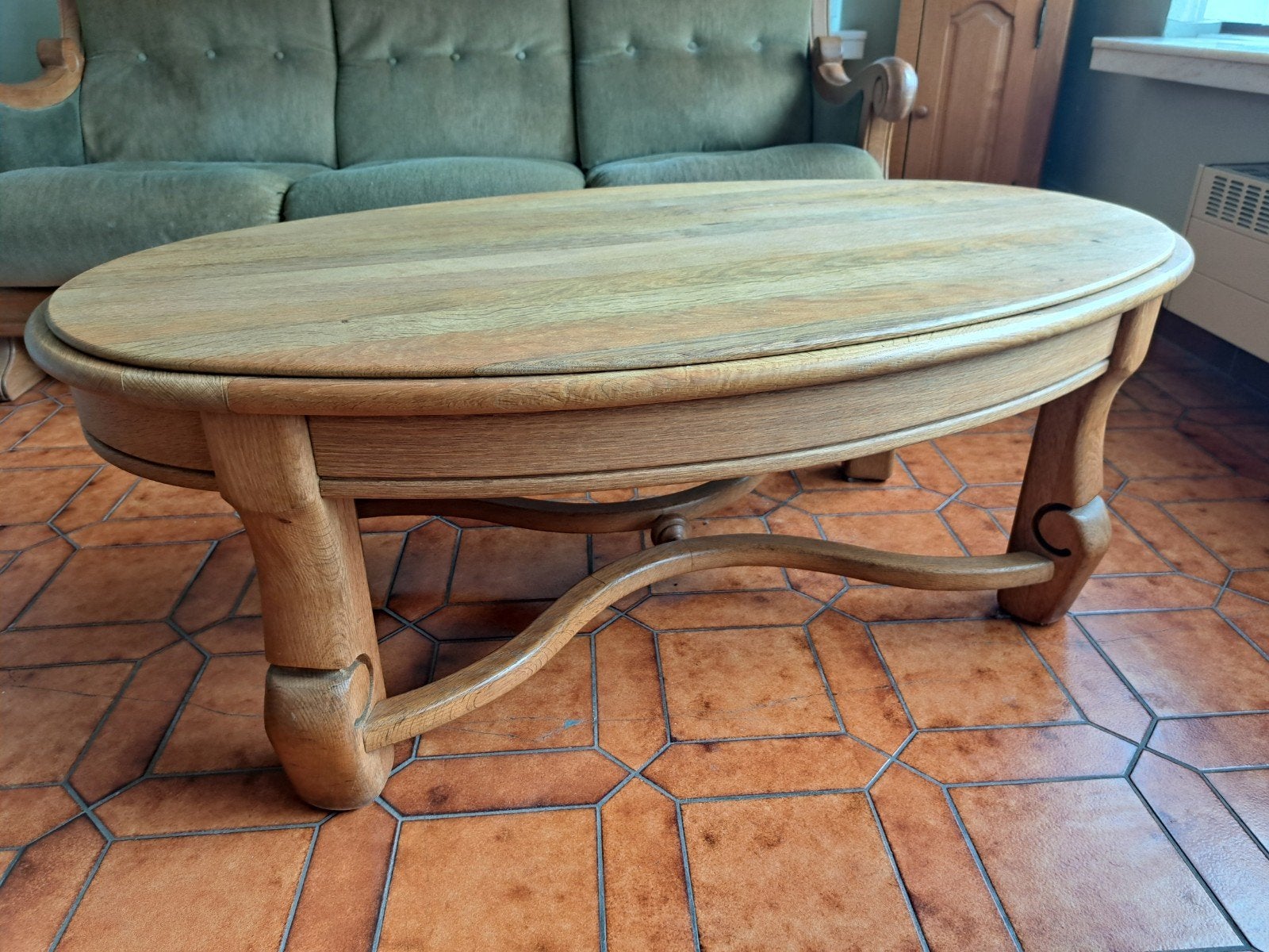 eiken salontafel, Antiek en Kunst, Ophalen