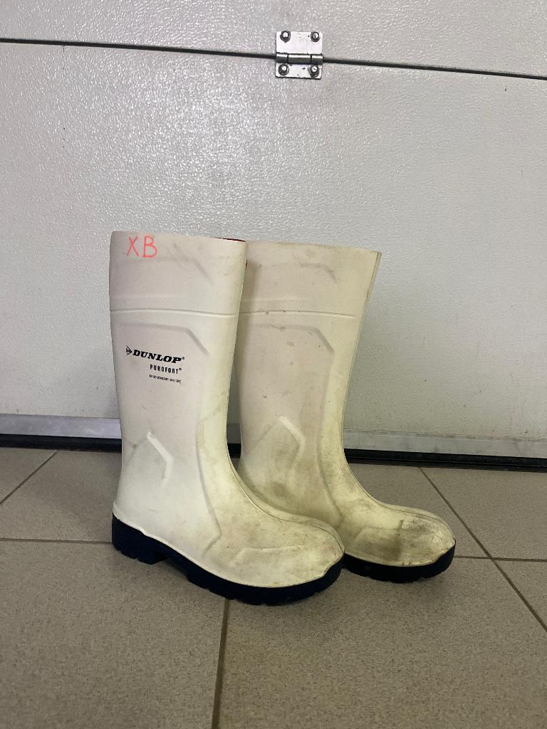 Bottes en caoutchouc avec embout en acier, Femmes, Bottes, Enlèvement ou Envoi, Utilisé
