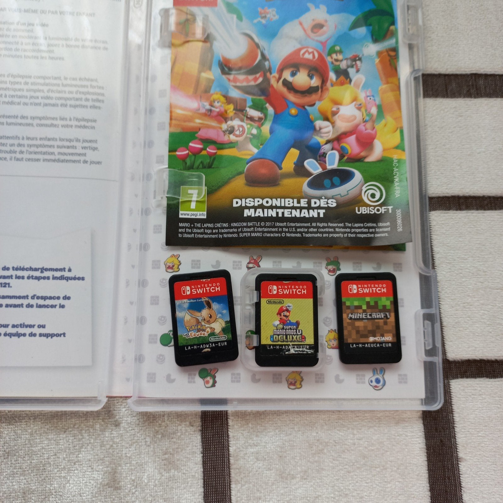 Lot de 3 jeux switch, Enlèvement