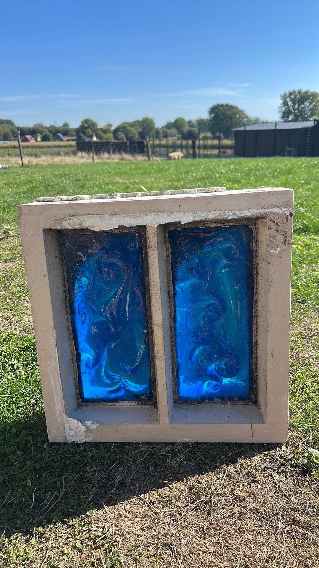 Décoration murale en verre, Enlèvement, Utilisé, Autres types
