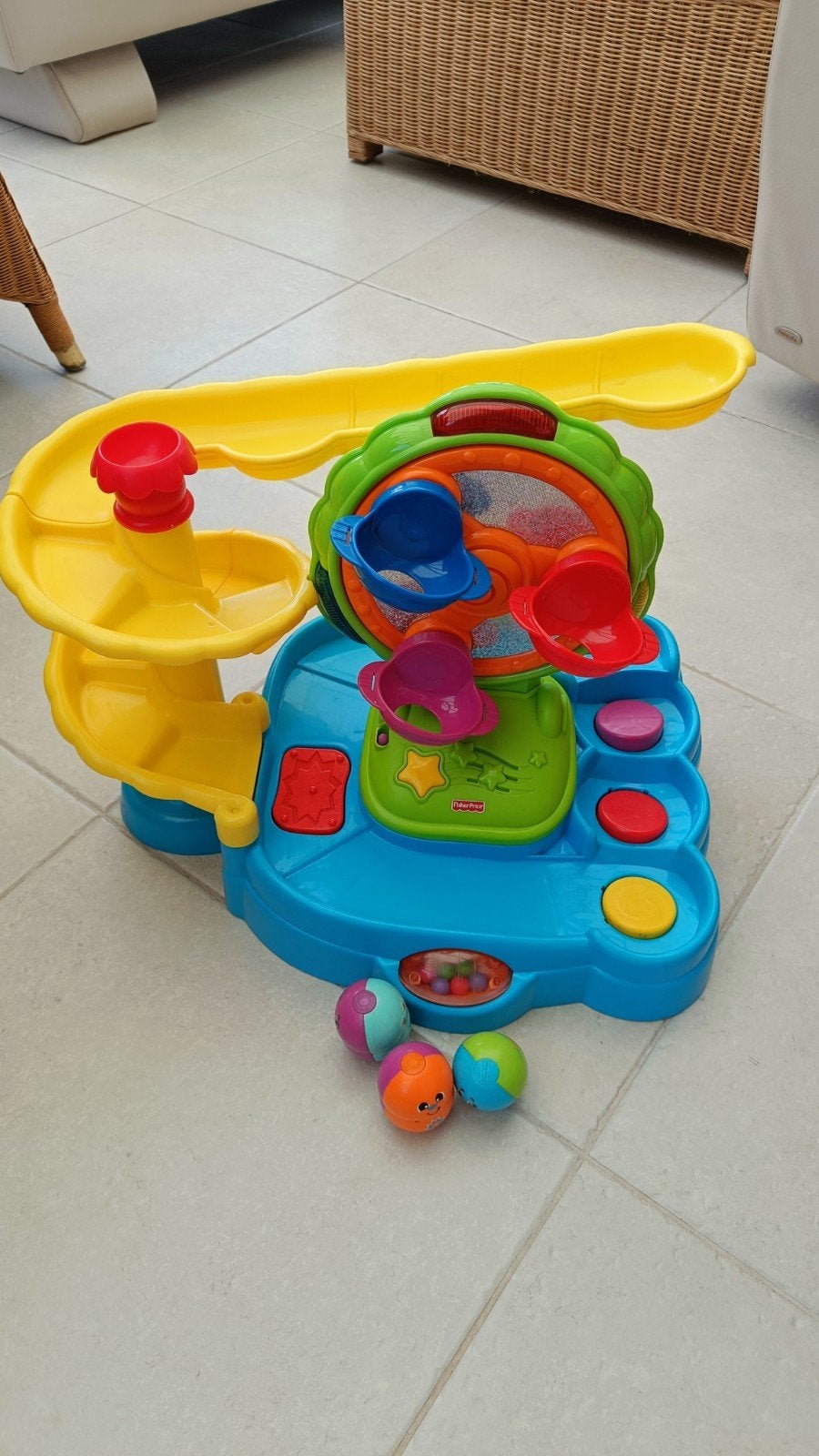 Fisher price ballenbaan, Ophalen, Met licht
