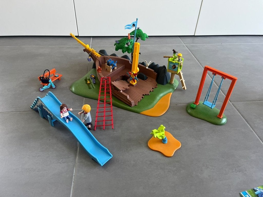 Speeltuin Playmobil, Kinderen en Baby's, Ophalen, Gebruikt, Complete set, Overige typen