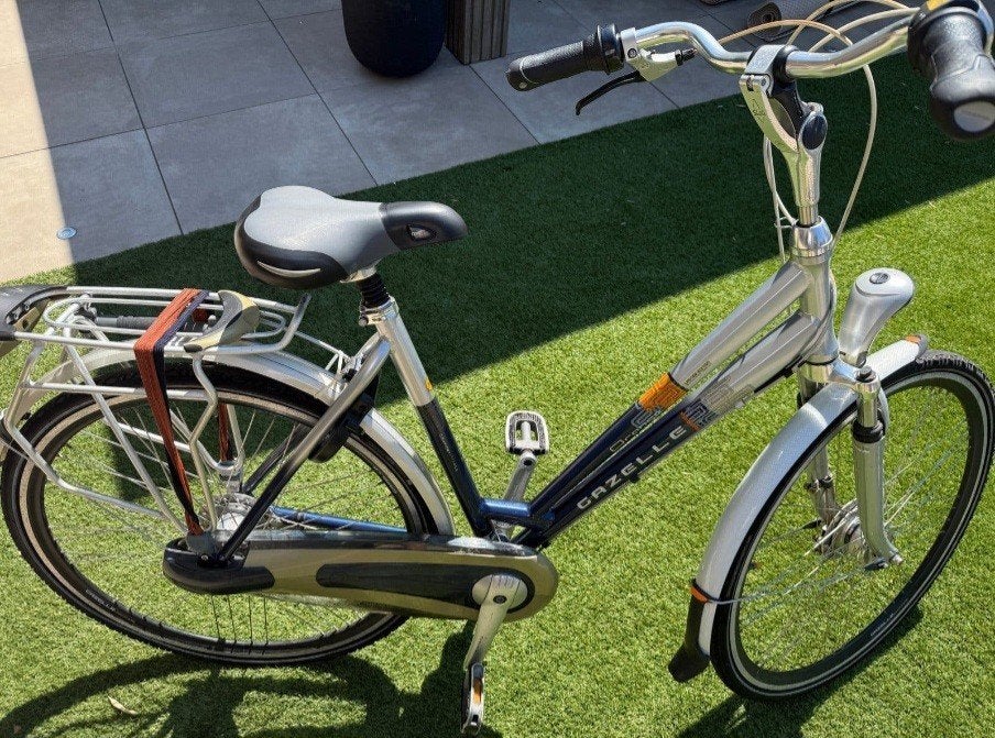 In goede staat Gazelle Orange dames fiets 28", 8 versn. ,M53, Fietsen en Brommers, Ophalen, 53 tot 56 cm, (Extra) lage instap