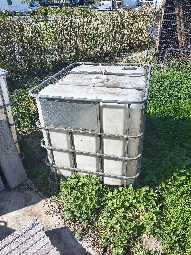 ibc containers, Tuin en Terras, 150 liter of meer, Ophalen, Gebruikt, Kunststof