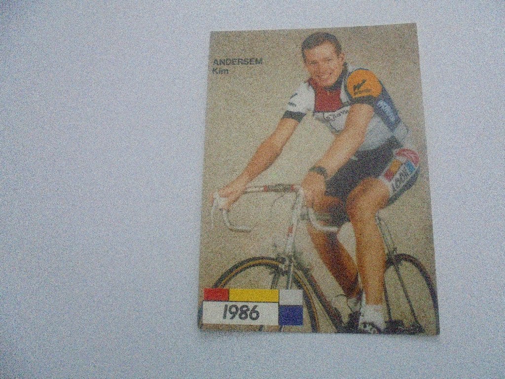 wielrenner- kim andersem, Verzenden, 1980 tot heden, Zo goed als nieuw, Foto