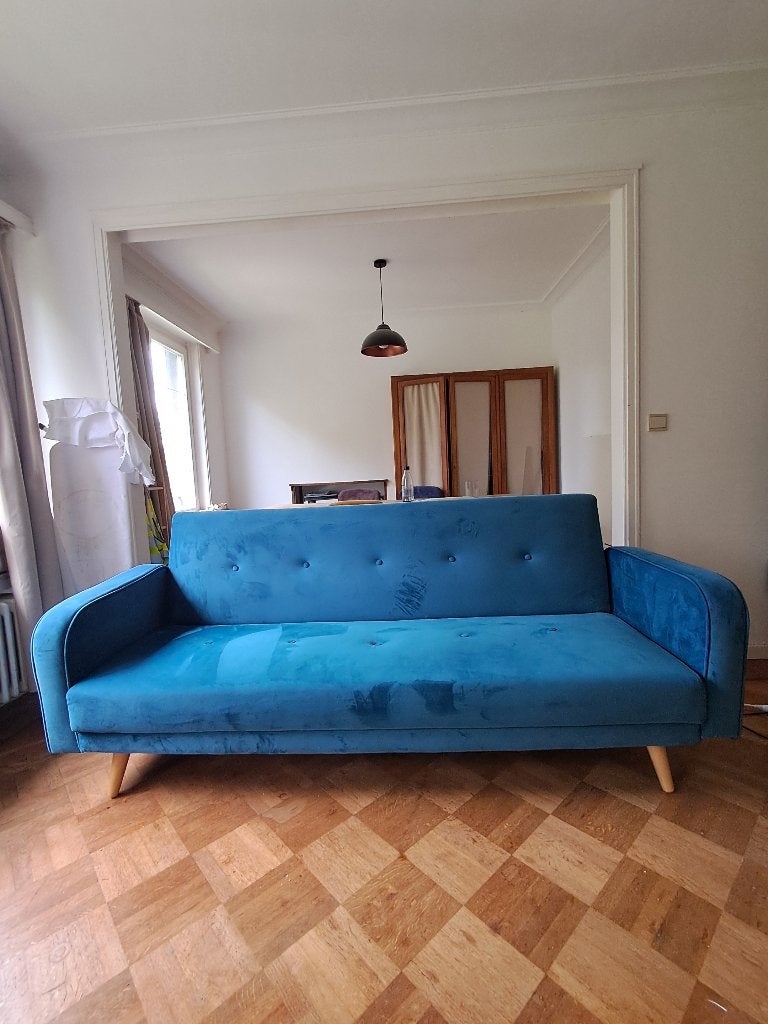 Canapé 3 places convertible - maison du monde Broadway, 200 à 250 cm, Banc droit, Enlèvement, Utilisé