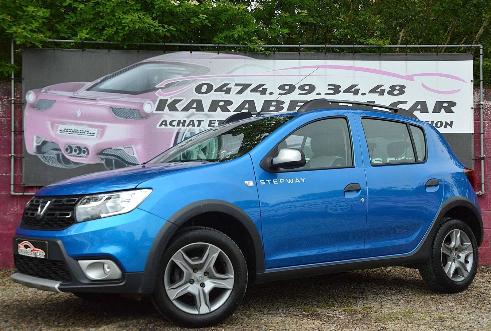 Dacia SANDERO Stepway 0.9TCe BOITE AUT NAV CAM CLIM CRUIS 46, Auto's, Dacia, Automaat, 898 cc, Gebruikt, Blauw