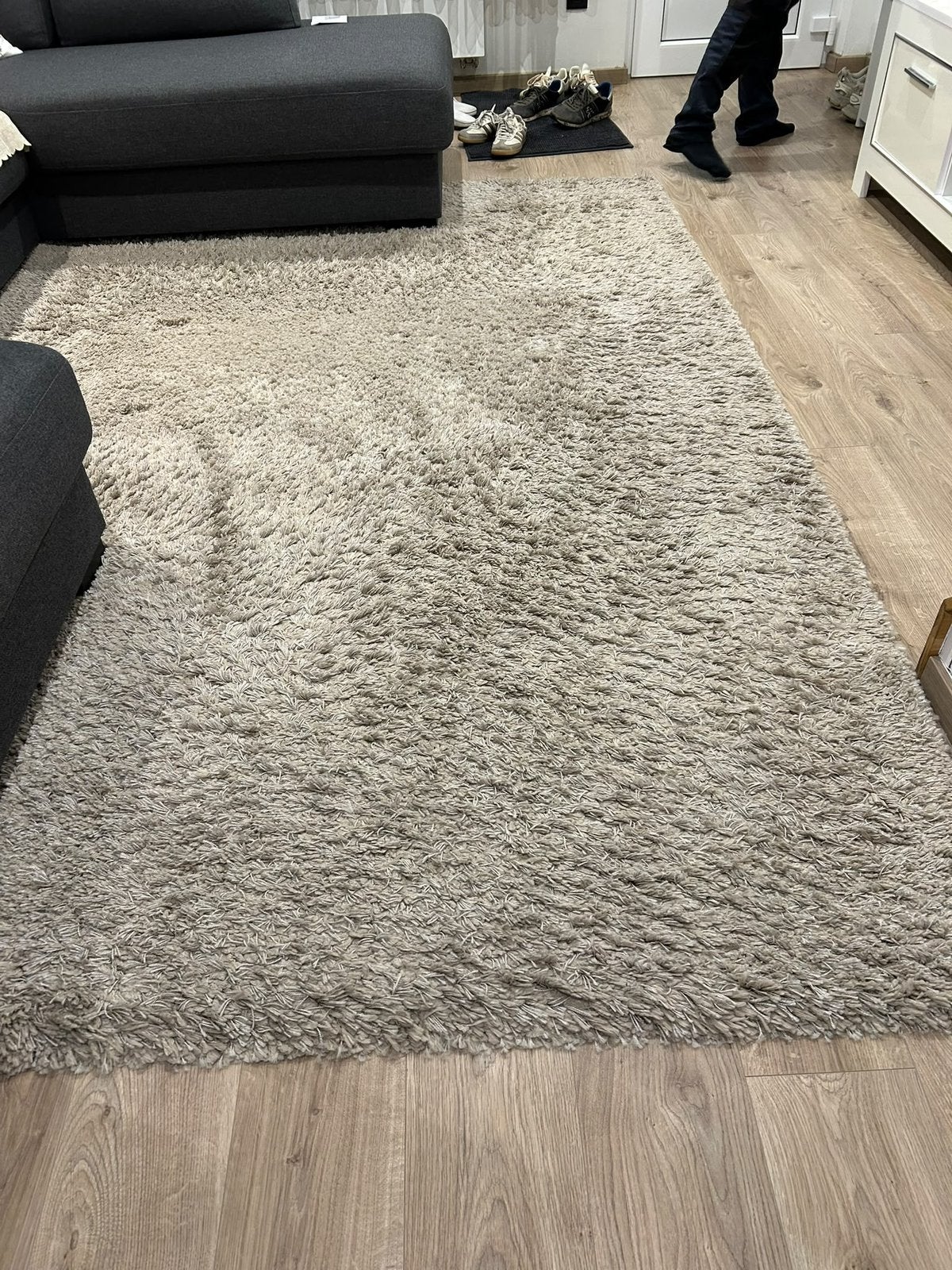 Tapis, 200 cm ou plus, 200 cm ou plus, Beige, Enlèvement