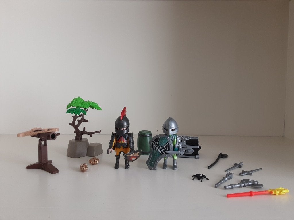 Pack de démarrage PlayMobil Duel Knights, Enlèvement ou Envoi, Comme neuf, Kit complet, Figurines