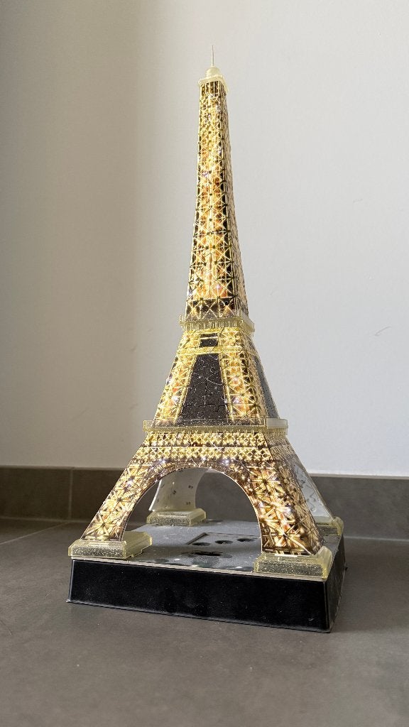 3D puzzel Eifeltoren - night edition, Ophalen of Verzenden, Meer dan 50 stukjes, Zo goed als nieuw, 6 jaar of ouder