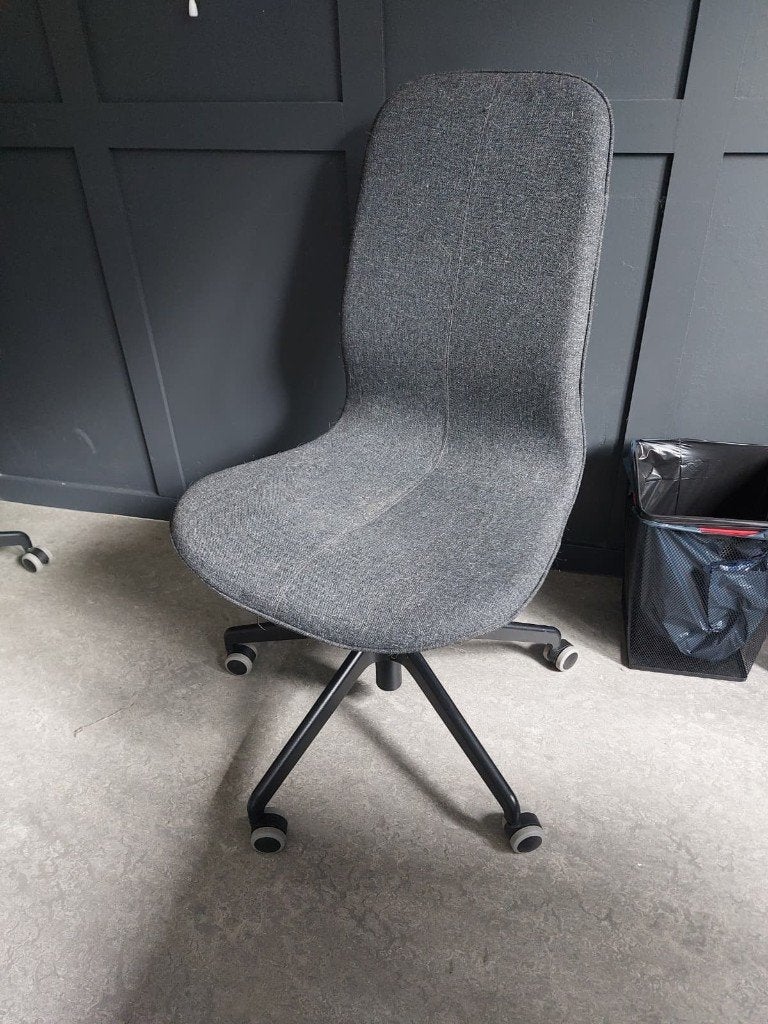 IKEA bureaustoel - LÅNGFJÄLL #1, Enlèvement, Utilisé, Noir, Chaise de bureau