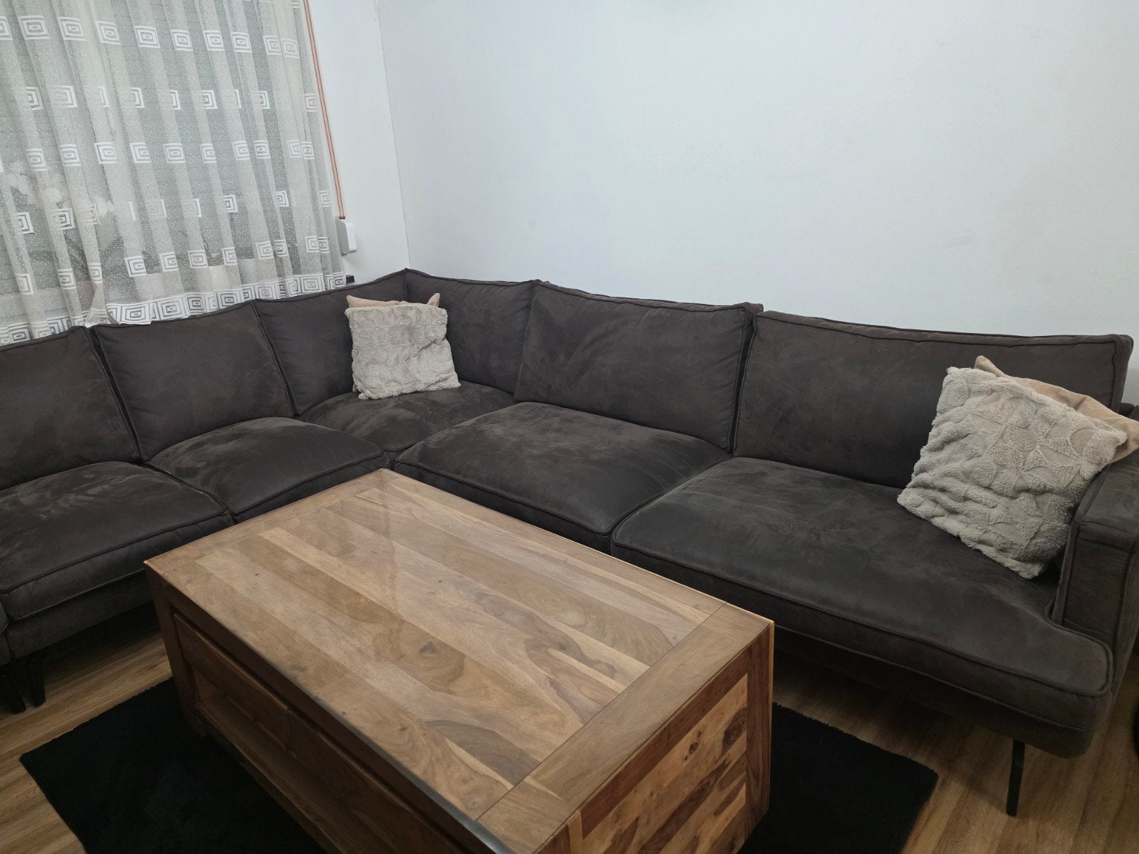hoekzetel gelijk nieuw, Huis en Inrichting, Ophalen, Zo goed als nieuw