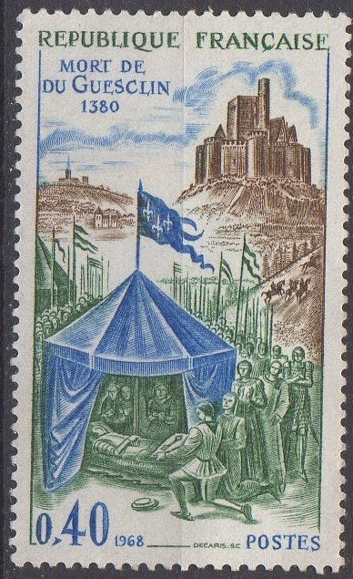 Frankrijk - Kasteel Chateauneuf-de-Randon, Timbres & Monnaies, Timbres | Europe | France, Enlèvement ou Envoi, Non oblitéré