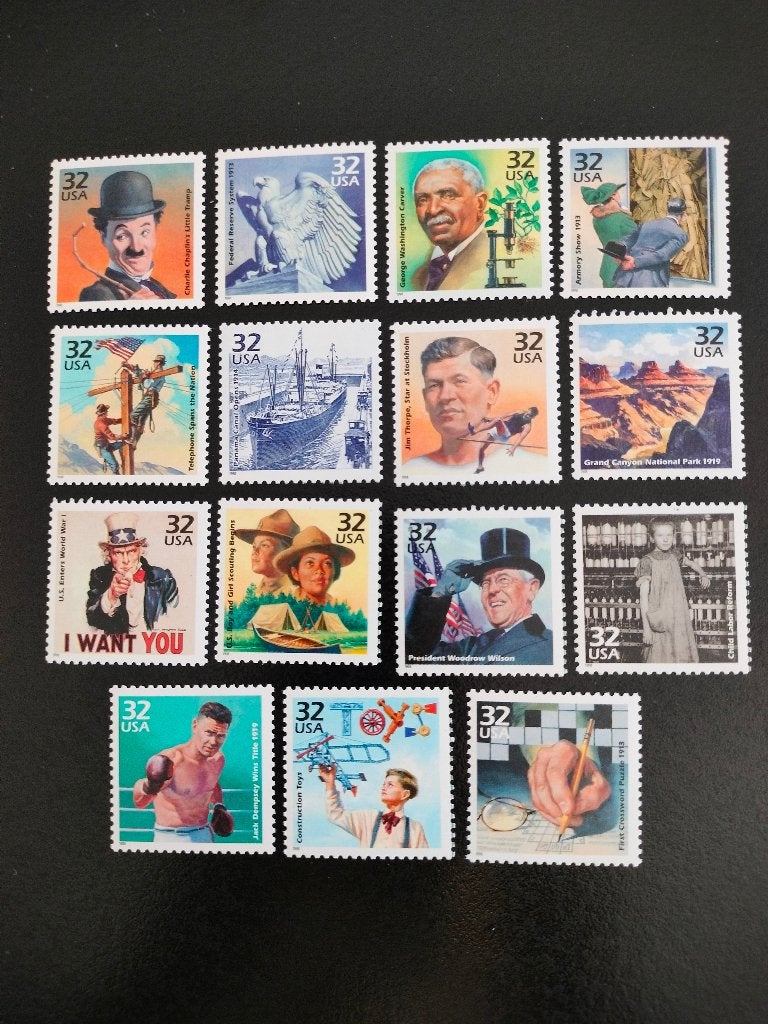 USA 1998 - begin van de 20e eeuw - jaren 1910 **, Postzegels en Munten, Verzenden, Postfris, Noord-Amerika