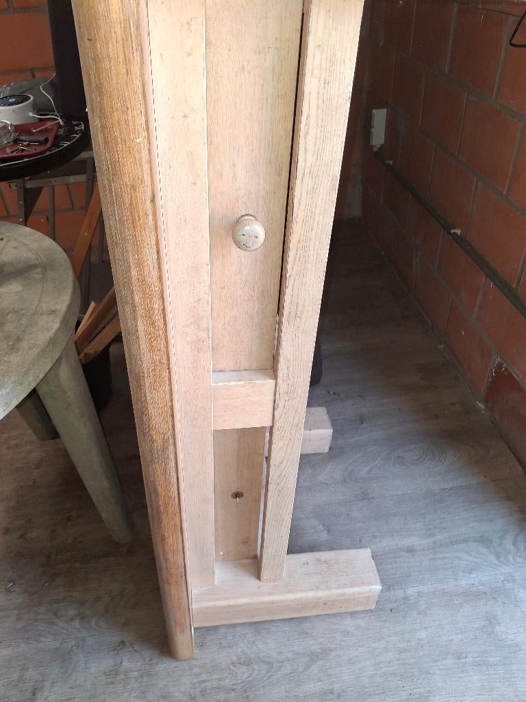 Salon tafel volle eik, 100 à 150 cm, Enlèvement, Utilisé, 50 à 100 cm